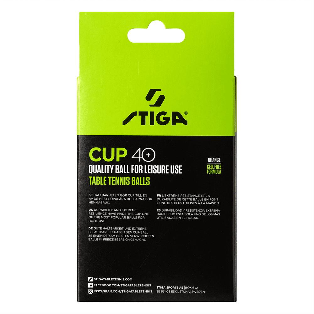 STIGA Ball Cup ABS - Orange 12-P