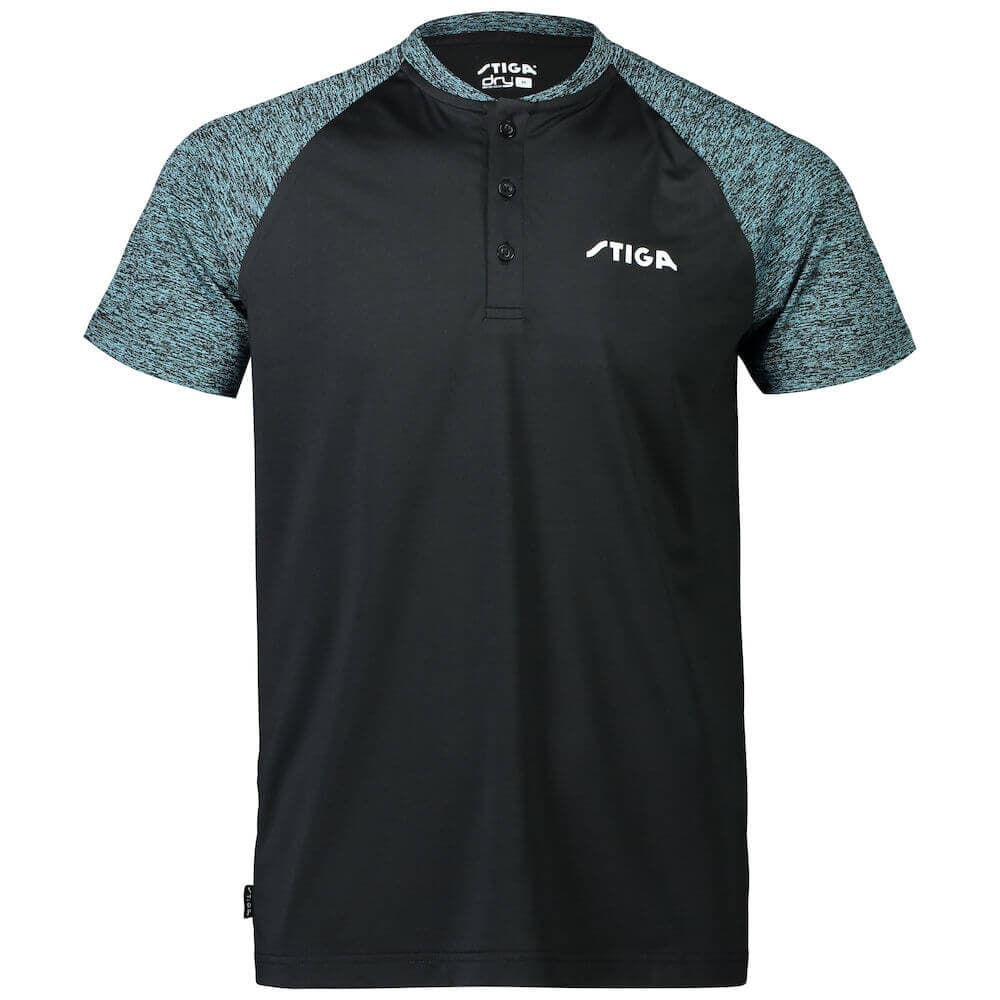 STIGA Shirt Team - Black/Green