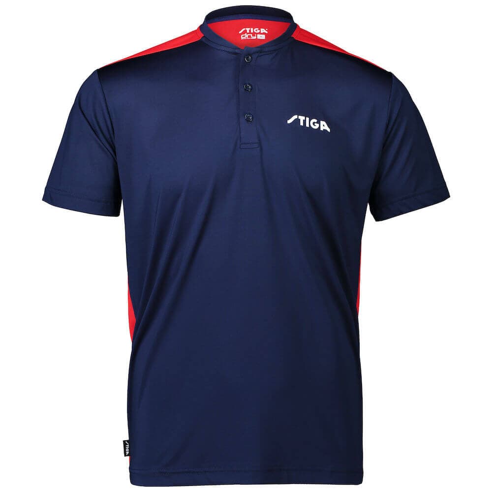 STIGA Shirt Club - Navy/Red