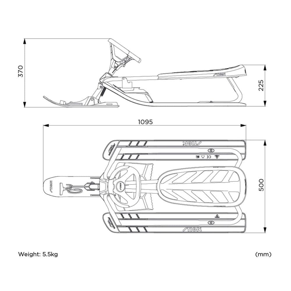 STIGA SNOWRACER® Iconic Nos