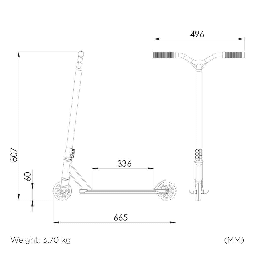 STIGA Trick Scooter Hood - Green/Black