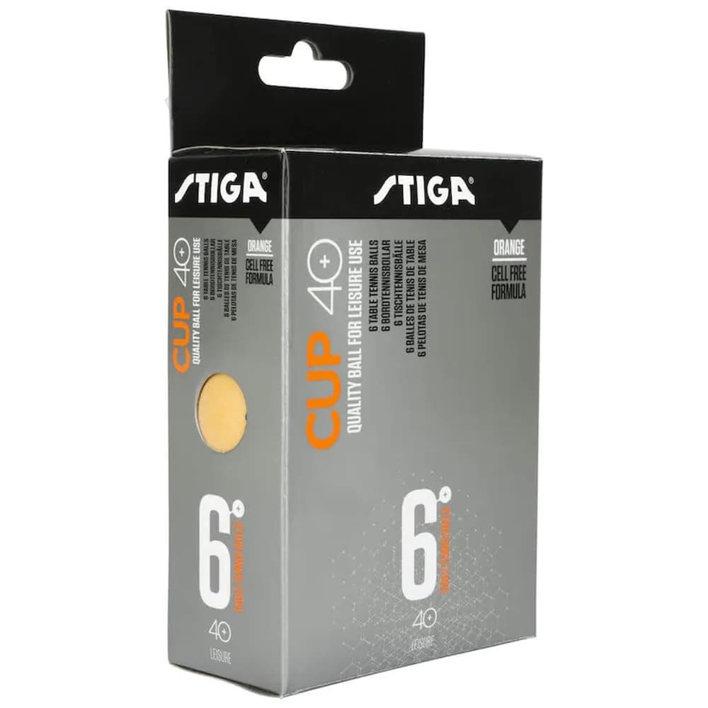 STIGA Cup 40+ Orange 60-pack