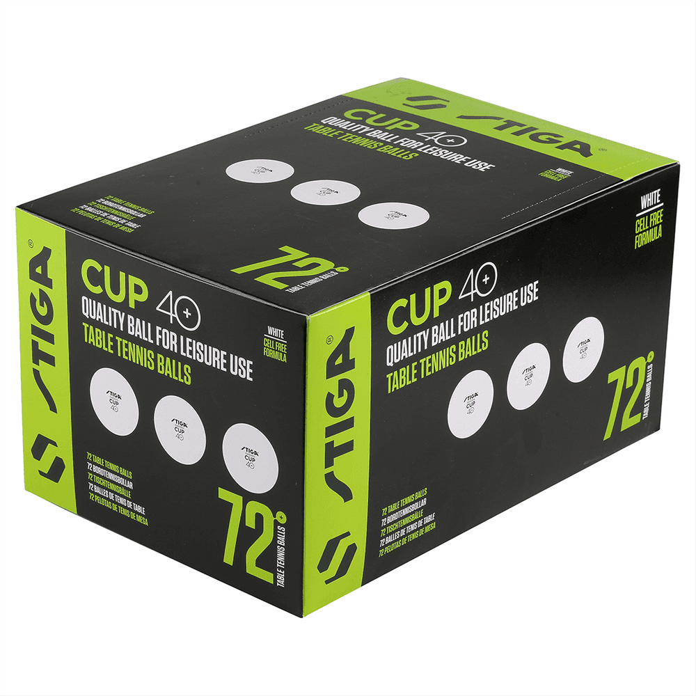 STIGA Ball Cup ABS White 72-pack