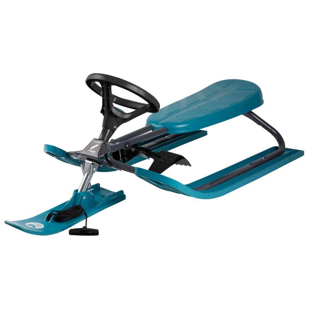 STIGA SNOWRACER® Iconic Bio Graphite Grey/Aqua - Grey/Aqua Bio