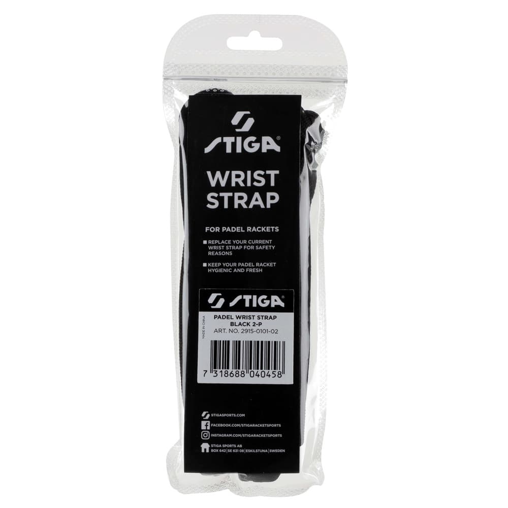 STIGA Padel Wrist Strap Black 2-P