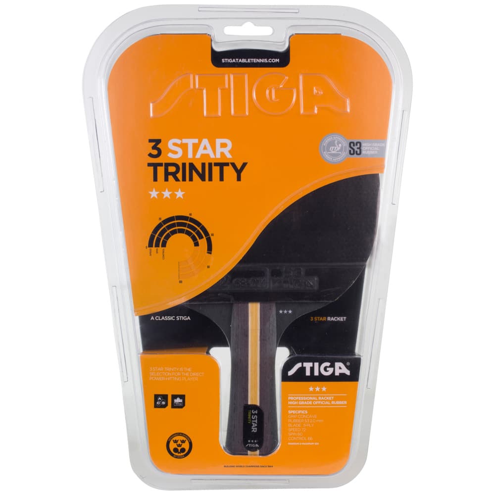 STIGA Trinity 3-Star 4-Pack