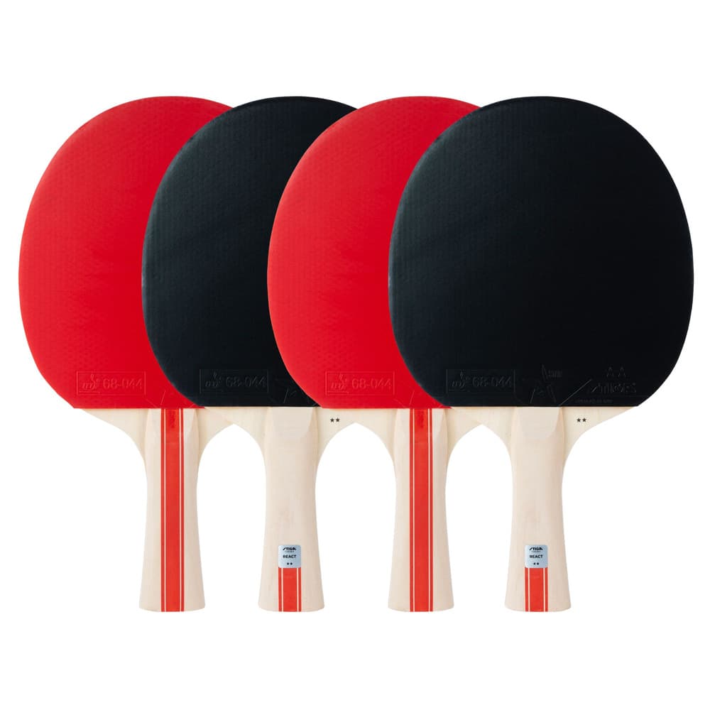 STIGA React 2-Star 4-Pack