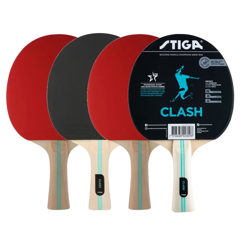 STIGA Bat Clash Hobby 4-Pack
