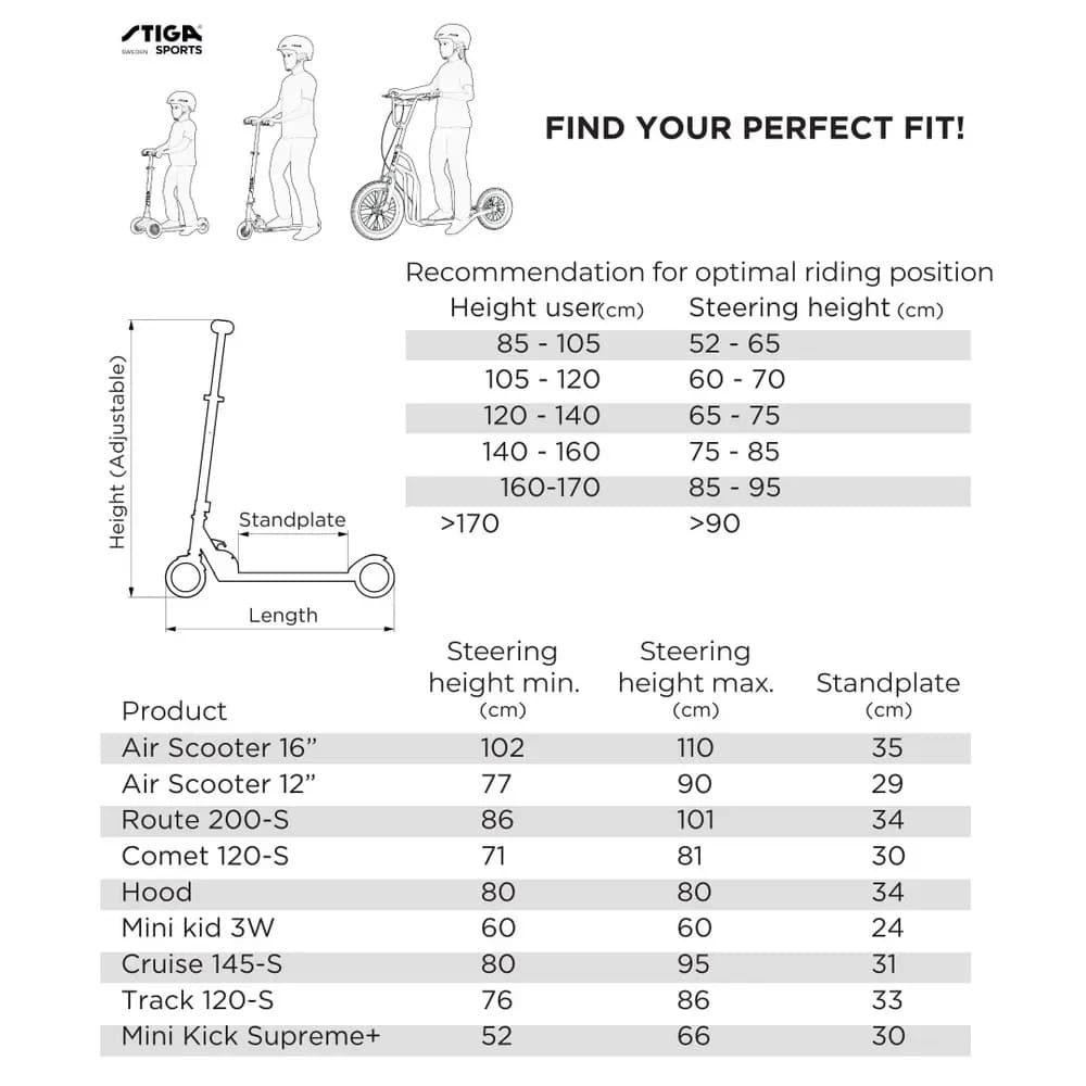 STIGA Kick Scooter Track 2 2-Pack