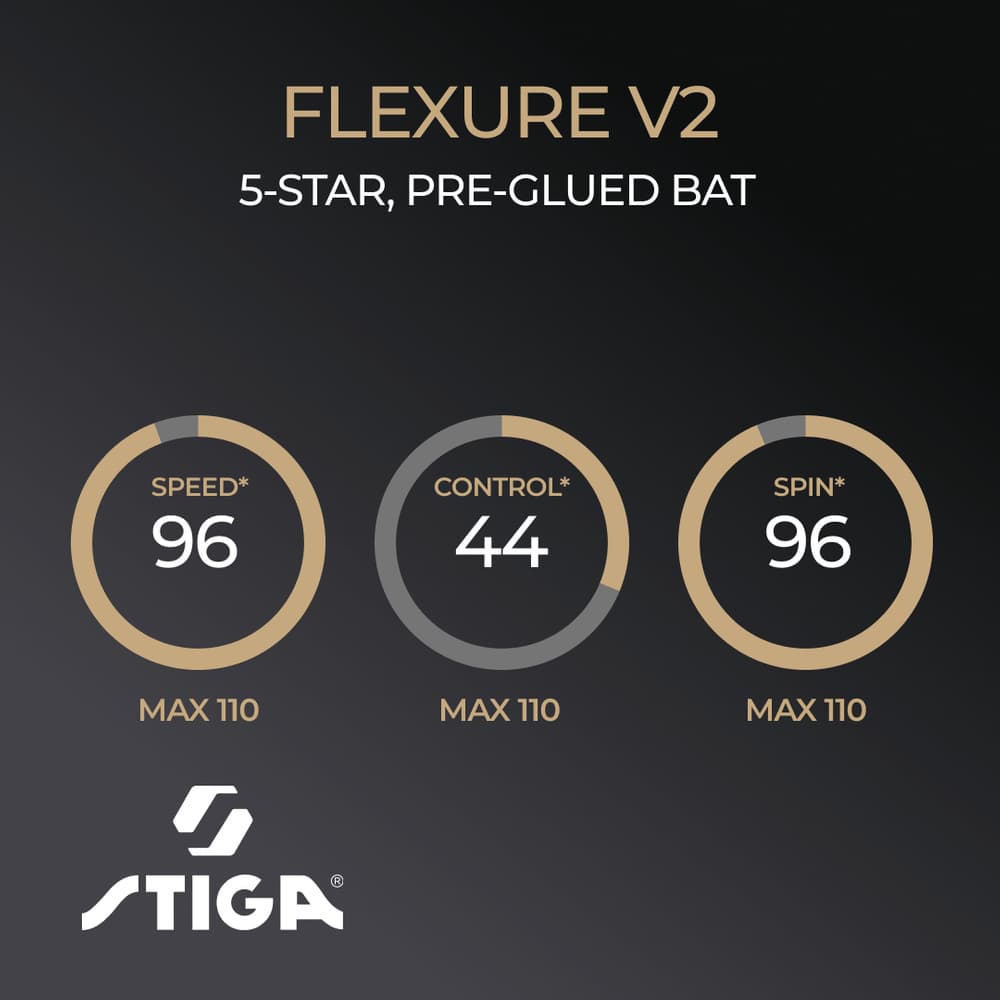 STIGA Bat Flexure V2 - 5-Star - Bat Flexure V2 - 5-Star