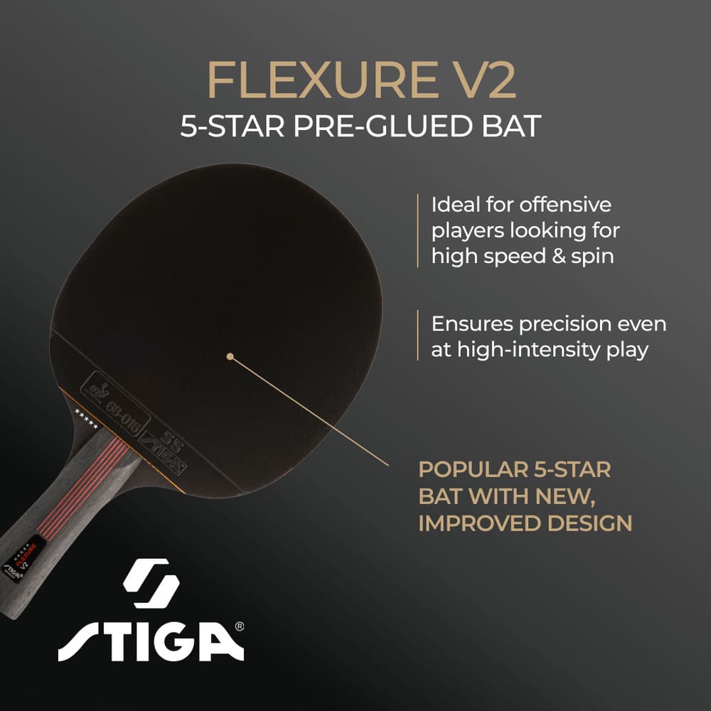STIGA Bat Flexure V2 - 5-Star - Bat Flexure V2 - 5-Star