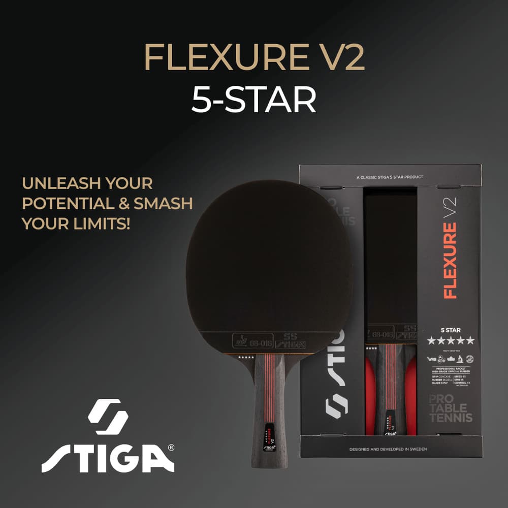 STIGA Bat Flexure V2 - 5-Star - Bat Flexure V2 - 5-Star