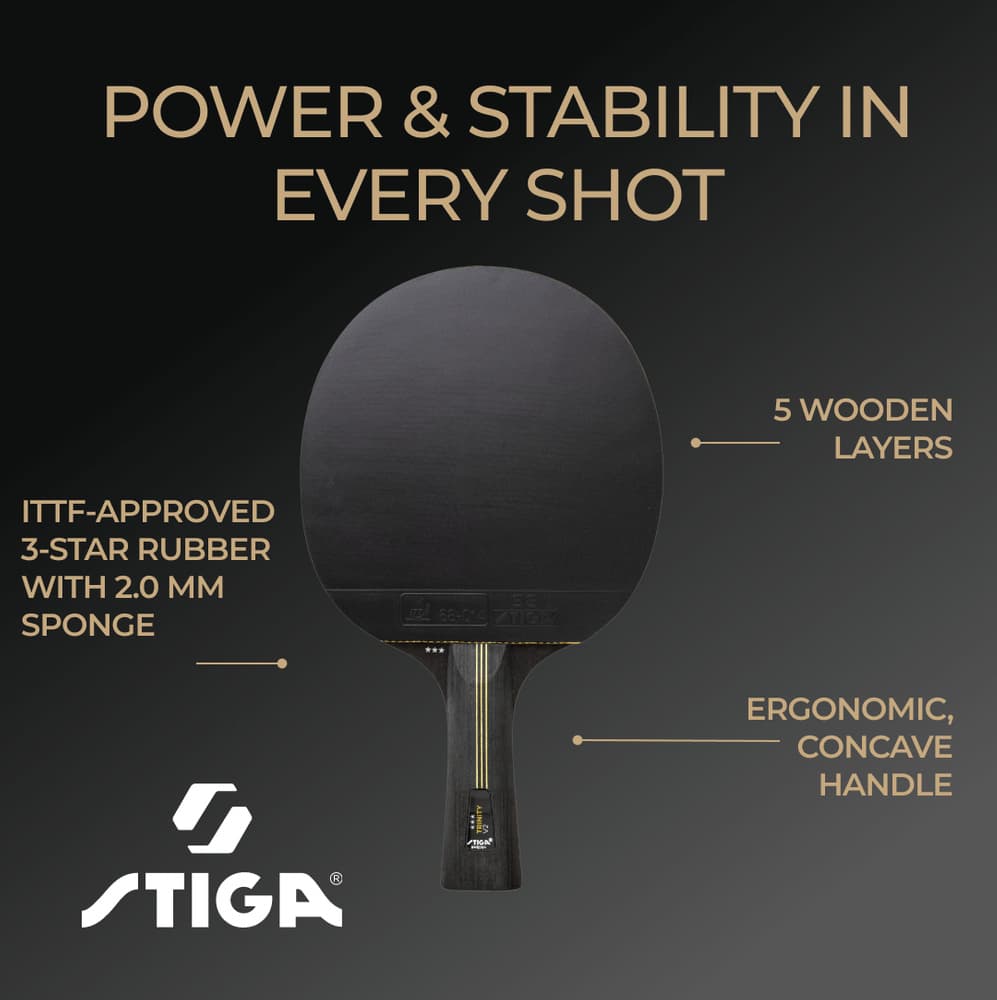 STIGA Bat Trinity V2 - 3-Star - Bat Trinity V2 - 3-Star