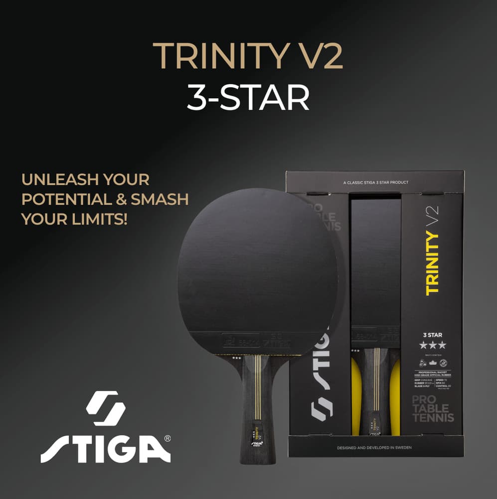 STIGA Bat Trinity V2 - 3-Star - Bat Trinity V2 - 3-Star