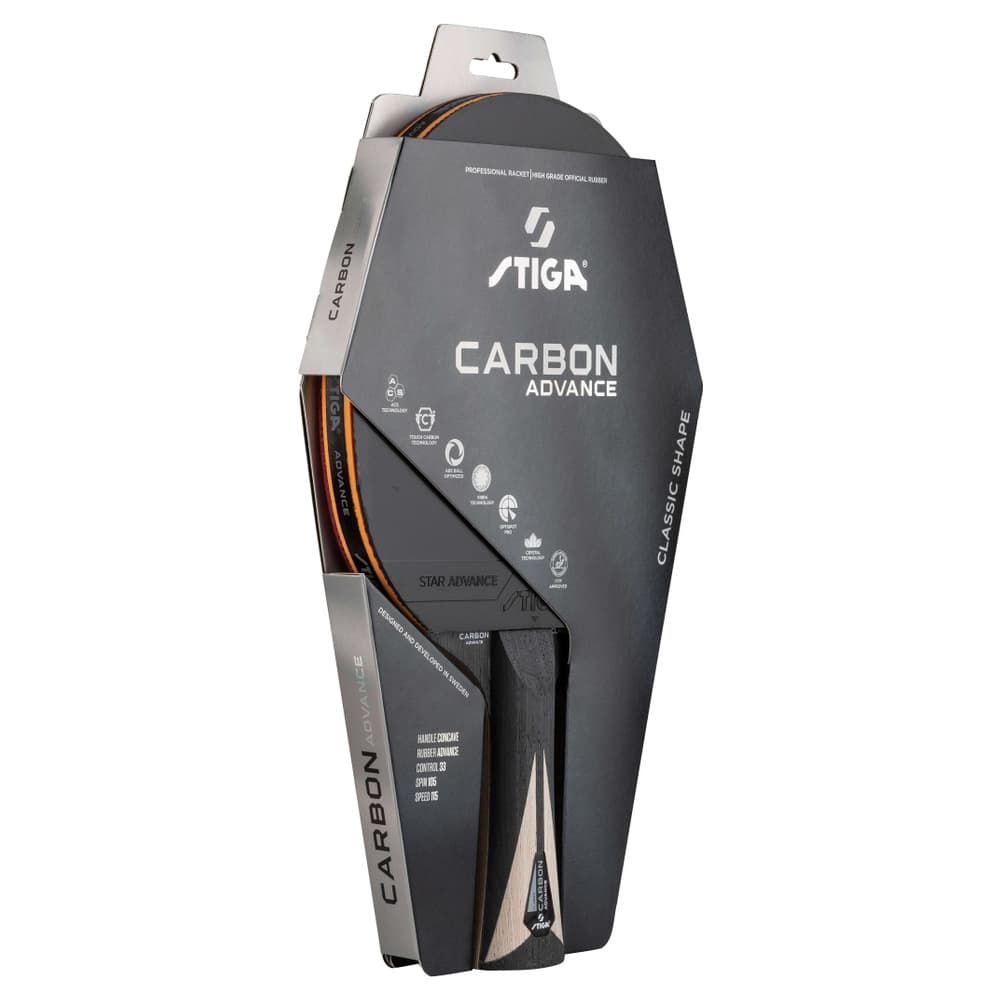 STIGA Bat Carbon Advance - Round