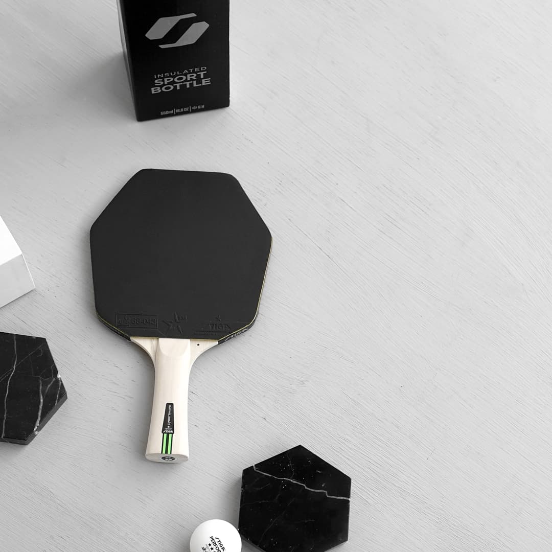 Best Sport Learner Table Tennis Bat - Multi-Colour, Beginner Ping Pong Paddle